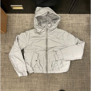 Forever 21 Reflective Hooded Puffer Jacket Small and Med. Both new.
